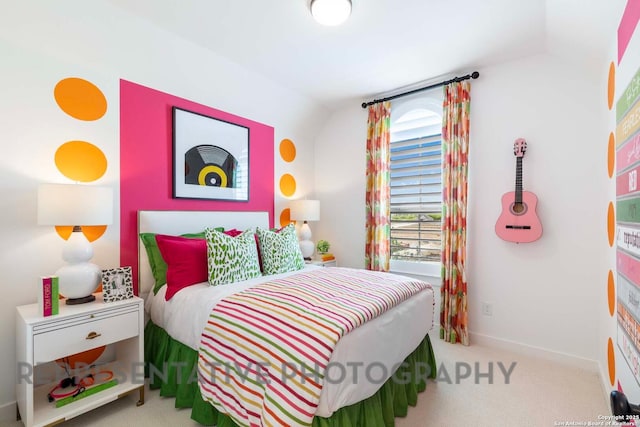 carpeted bedroom with baseboards