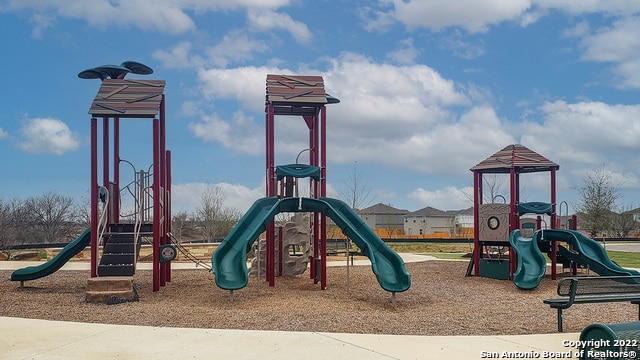 view of communal playground