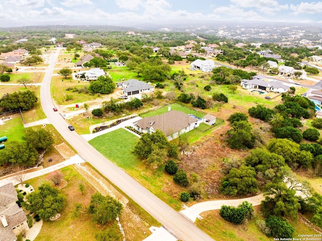 drone / aerial view featuring a residential view