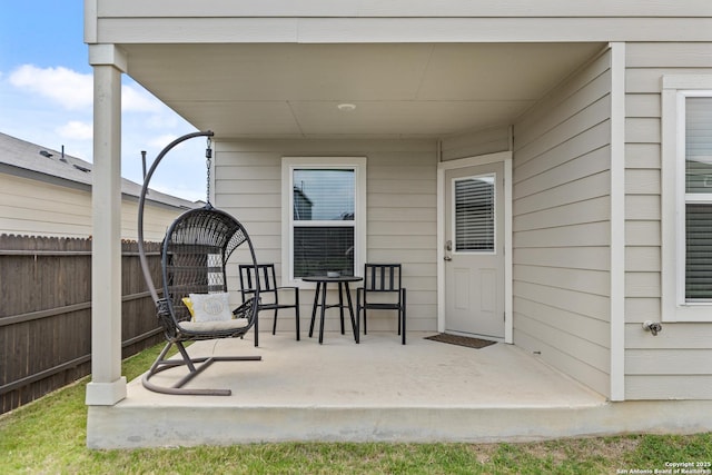9818 Western Sedge, San Antonio, TX 78254 - view of patio / terrace featuring fence