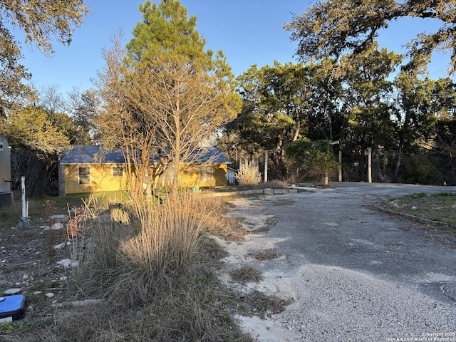 view of road