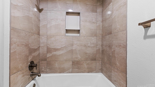 bathroom featuring shower / tub combination