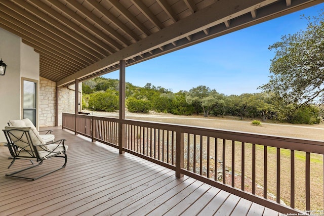 view of deck