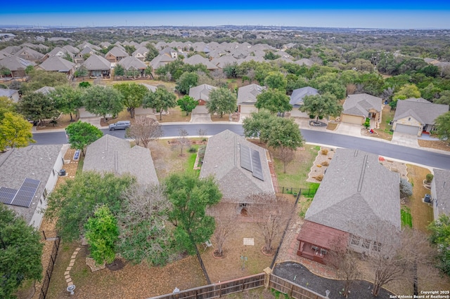 drone / aerial view featuring a residential view