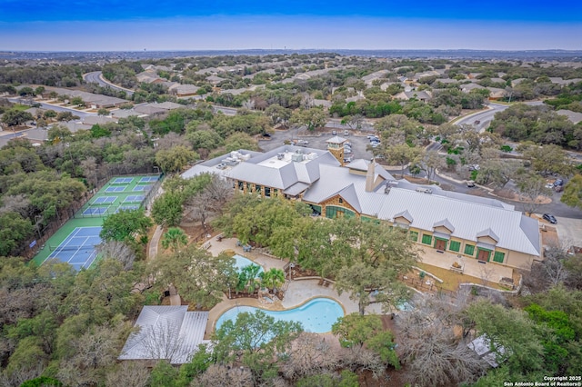 birds eye view of property featuring a residential view