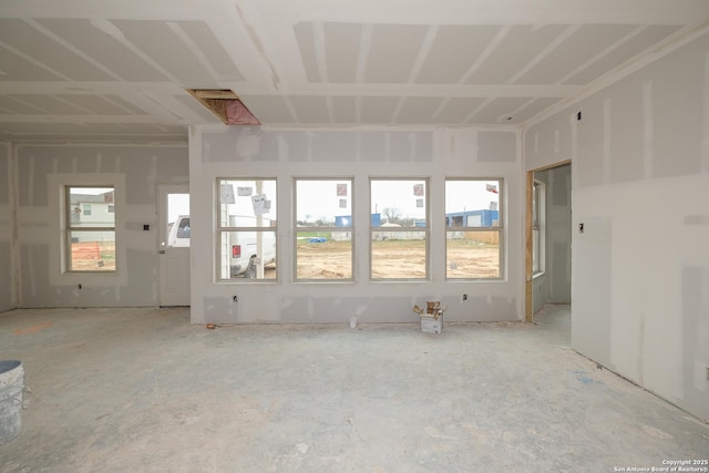 view of unfurnished living room