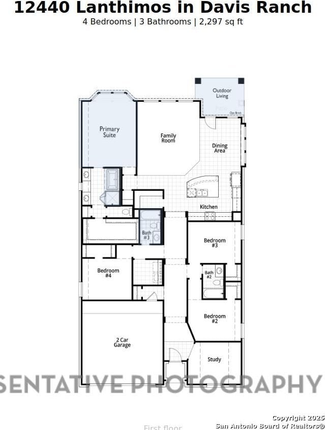 12440 Lanthimos, San Antonio, TX 78254 - plan