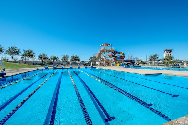 view of pool