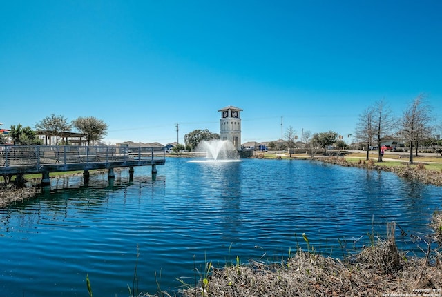 property view of water