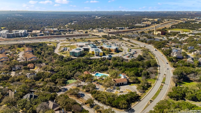 aerial view featuring a residential view