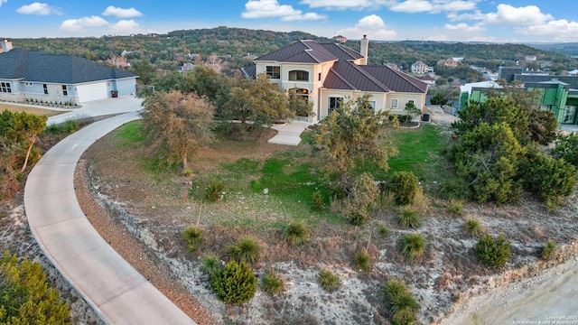 bird's eye view featuring a residential view