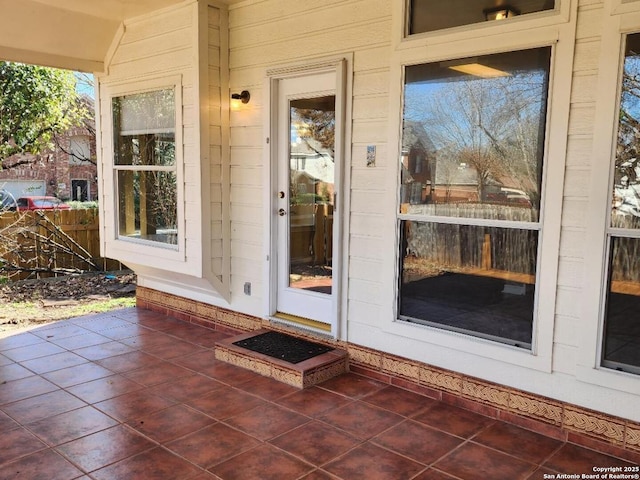 view of entrance to property