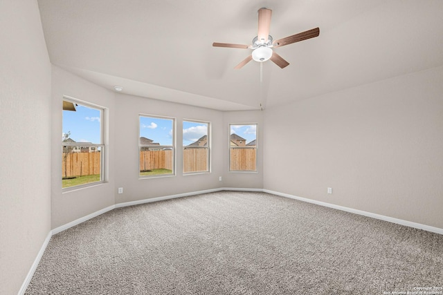 8421 Roadrunner Psge, San Antonio, TX 78222 - unfurnished room with carpet, ceiling fan, and baseboards