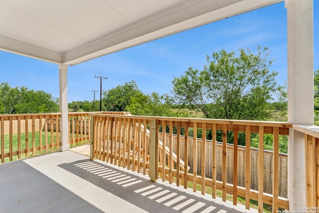 10314 Tule Creek Frk, San Antonio, TX 78252 - view of wooden deck