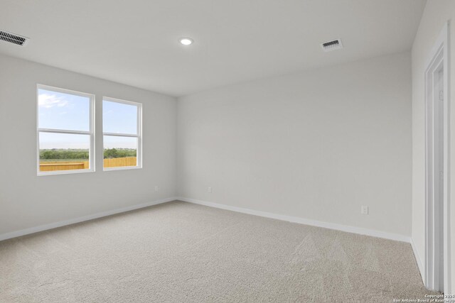 4338 Clarisse St, New Braunfels, TX 78130 - carpeted empty room with baseboards and recessed lighting