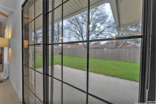 entryway with a healthy amount of sunlight