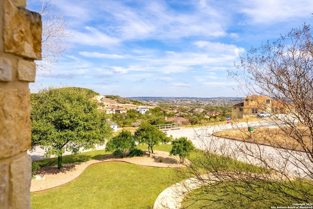 view of yard featuring a residential view