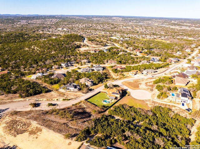 bird's eye view featuring a residential view