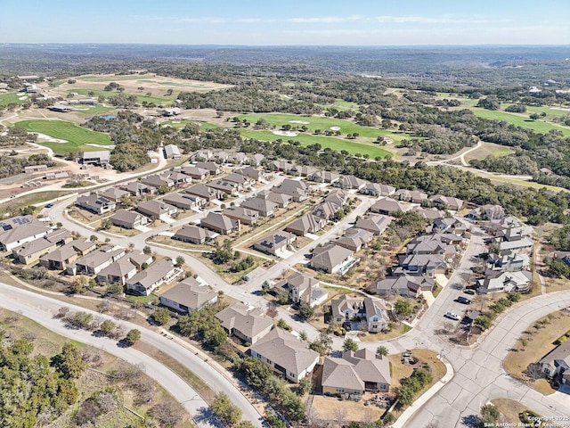 bird's eye view featuring a residential view