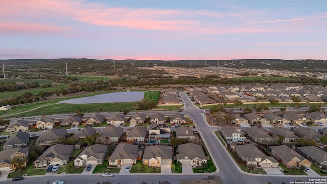 birds eye view of property featuring a residential view