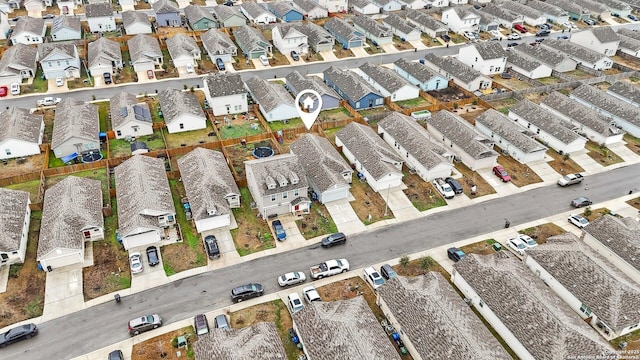 birds eye view of property featuring a residential view