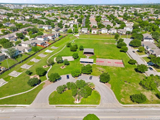 drone / aerial view featuring a residential view