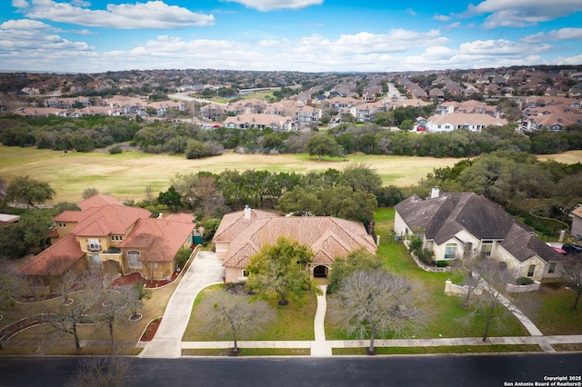 birds eye view of property featuring a residential view