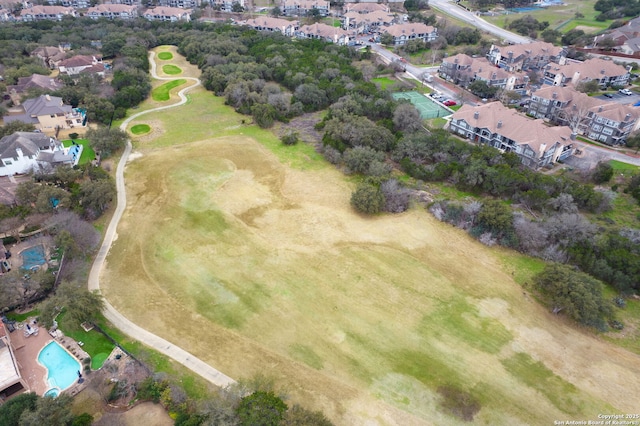 birds eye view of property featuring a residential view