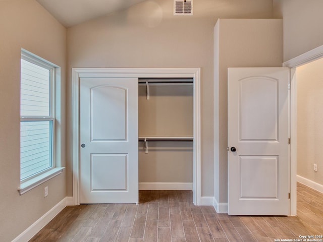 closet with visible vents