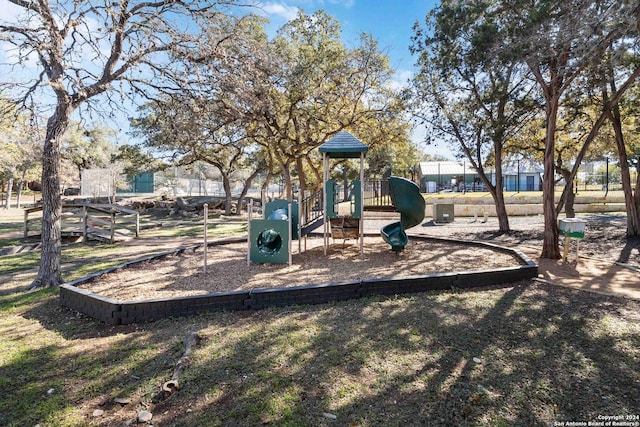 view of communal playground