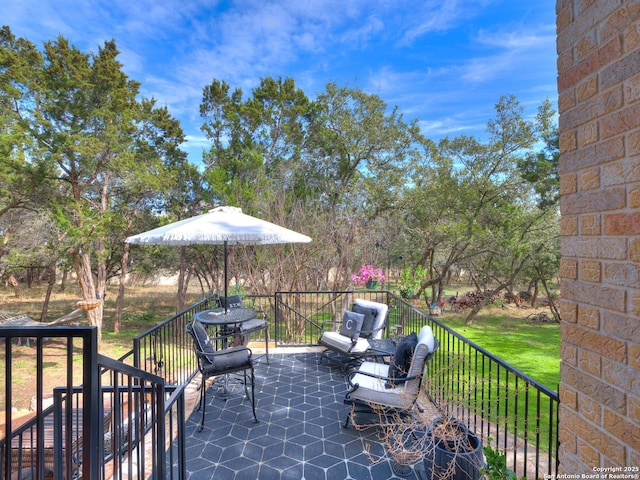 view of patio