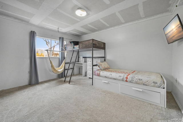 unfurnished bedroom with carpet