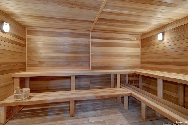 view of sauna / steam room