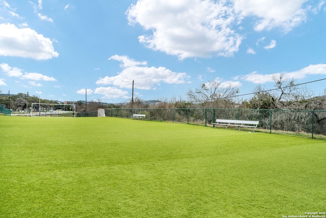 surrounding community with fence