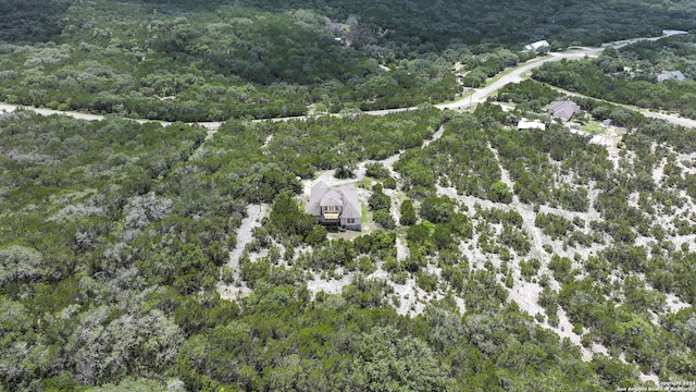846 County Road 2763, Mico, TX 78056 - birds eye view of property featuring a view of trees