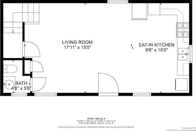232 Hobart, San Antonio, TX 78237 - floor plan / room layout