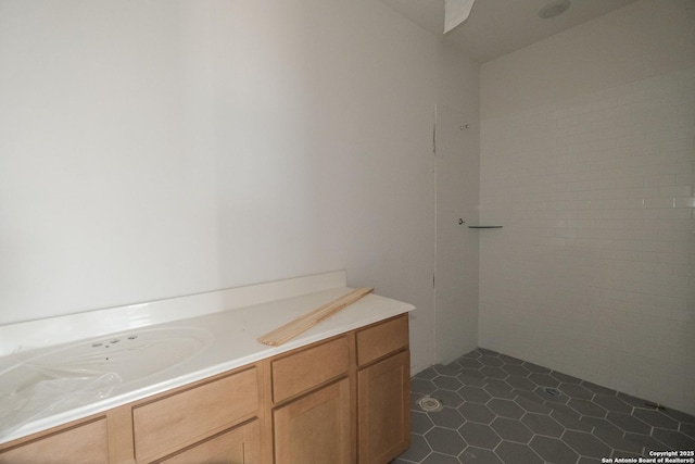5810 Provo Pl, San Antonio, TX 78263 - bathroom with tile patterned flooring