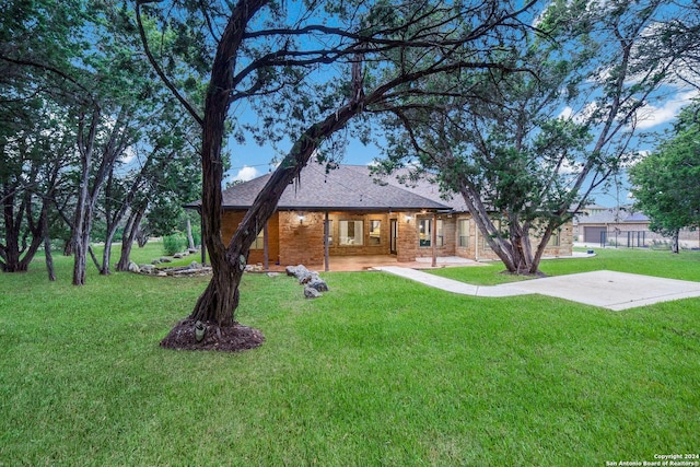 exterior space with a patio area