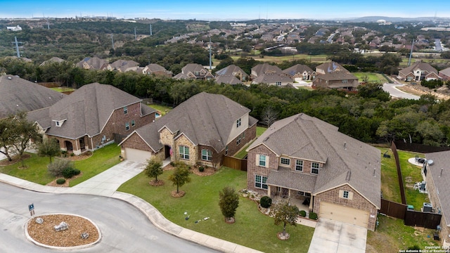 birds eye view of property featuring a residential view