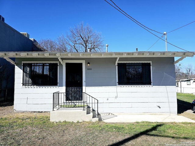 view of bungalow-style home