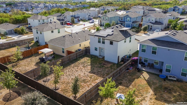 drone / aerial view featuring a residential view