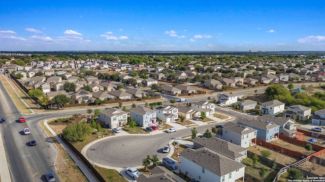 bird's eye view featuring a residential view