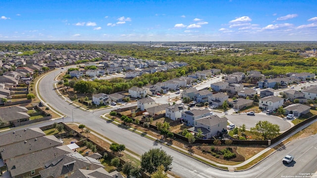 aerial view featuring a residential view