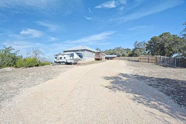 exterior space with driveway