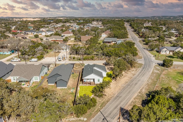 drone / aerial view featuring a residential view