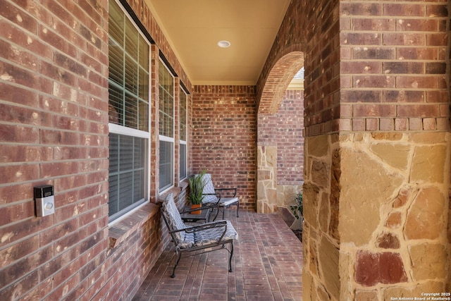 view of patio / terrace featuring covered porch