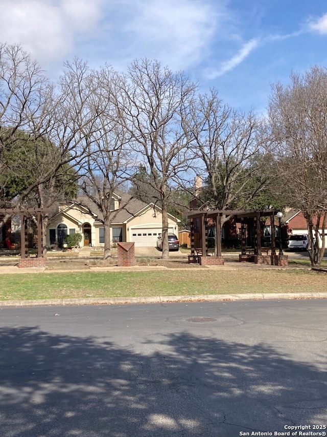 view of front of home with an attached garage