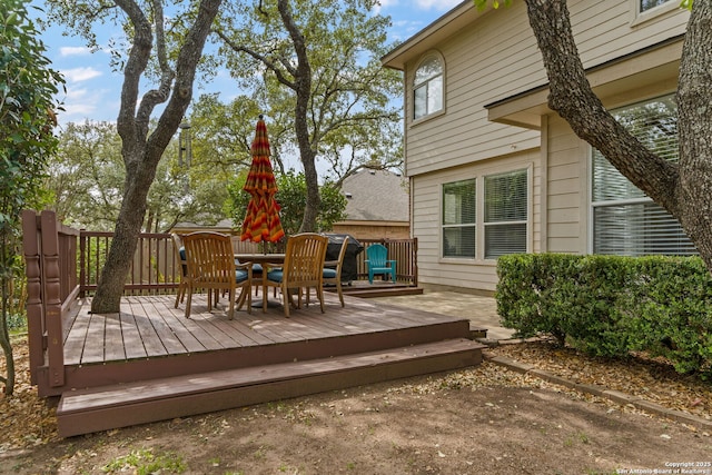 view of deck