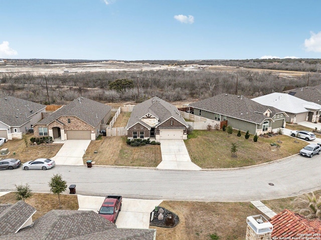 drone / aerial view featuring a residential view