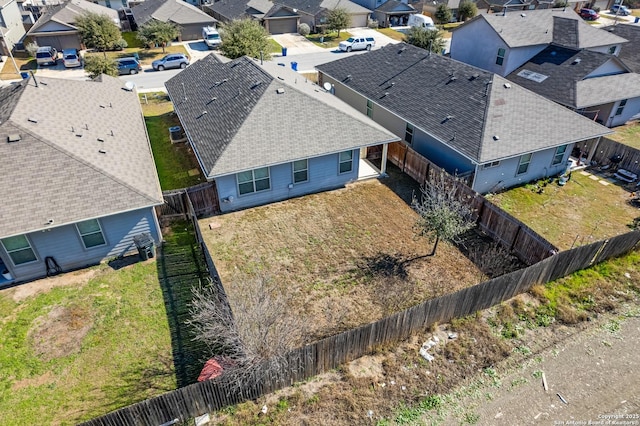 birds eye view of property featuring a residential view